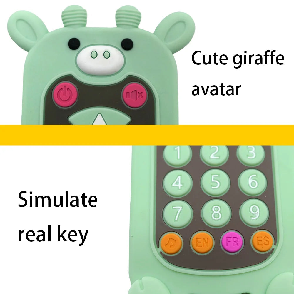 Baby Teether Toy: Realistic Cartoon Remote Control for Soothing Gum Discomfort Remote Control Toy Good Vibrations