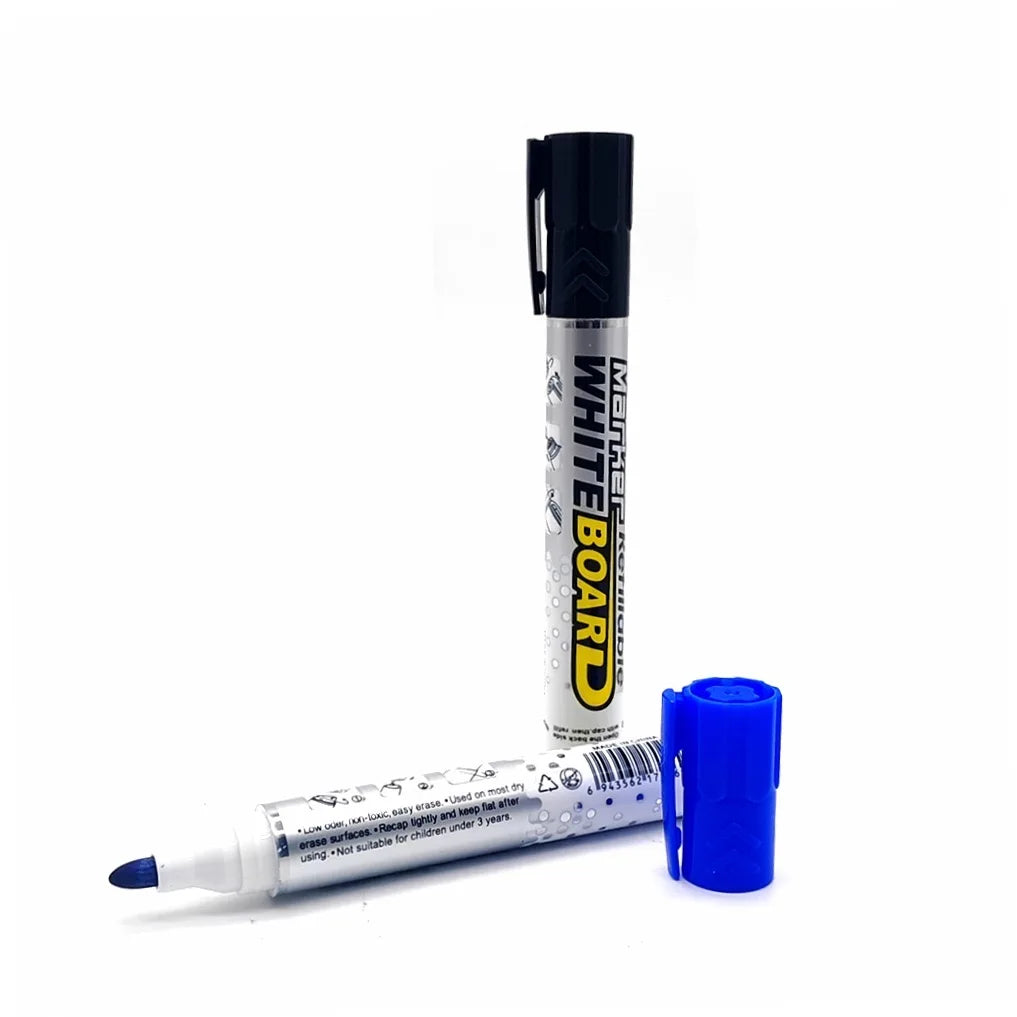 Blue marker safe container for hidden storage of valuables, designed to resemble a regular marker pen.