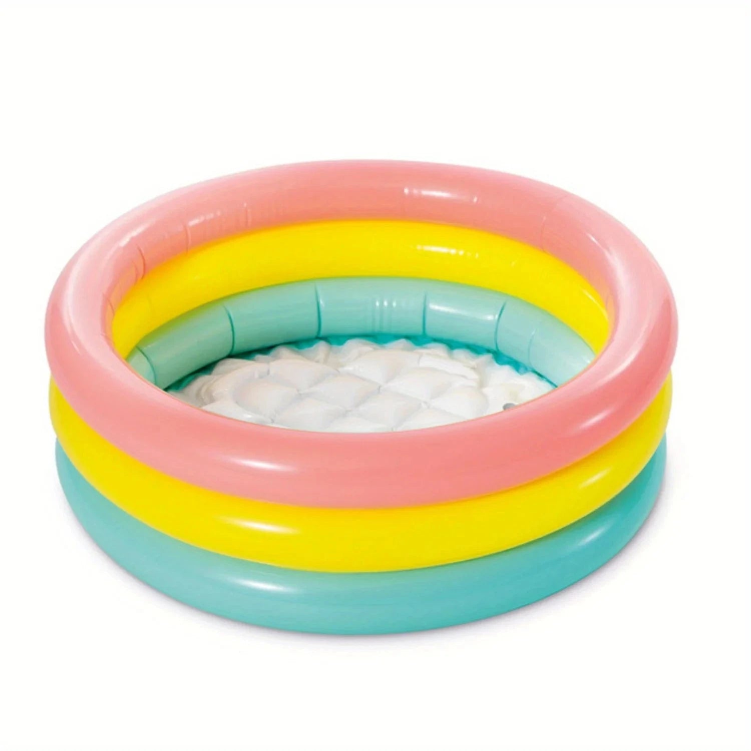 Tricolor Inflatable Baby Paddling Pool Pool Bath Sand Pool Ocean Ball Pool Good Vibrations