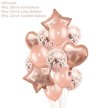 Rose Gold Party Disposable Tableware Set Paper Plate Cup Kids Adult Birthday Wedding Bachelorette Party Decoration Baby Shower Good Vibrations