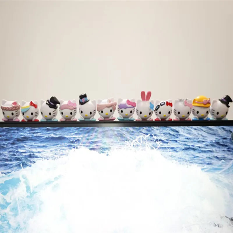 Sonny Angel Hello Kitty Series Blind Box Computer Decoration Cartoon Anime Character Models Toy Accessories Children's Gifts Good Vibrations