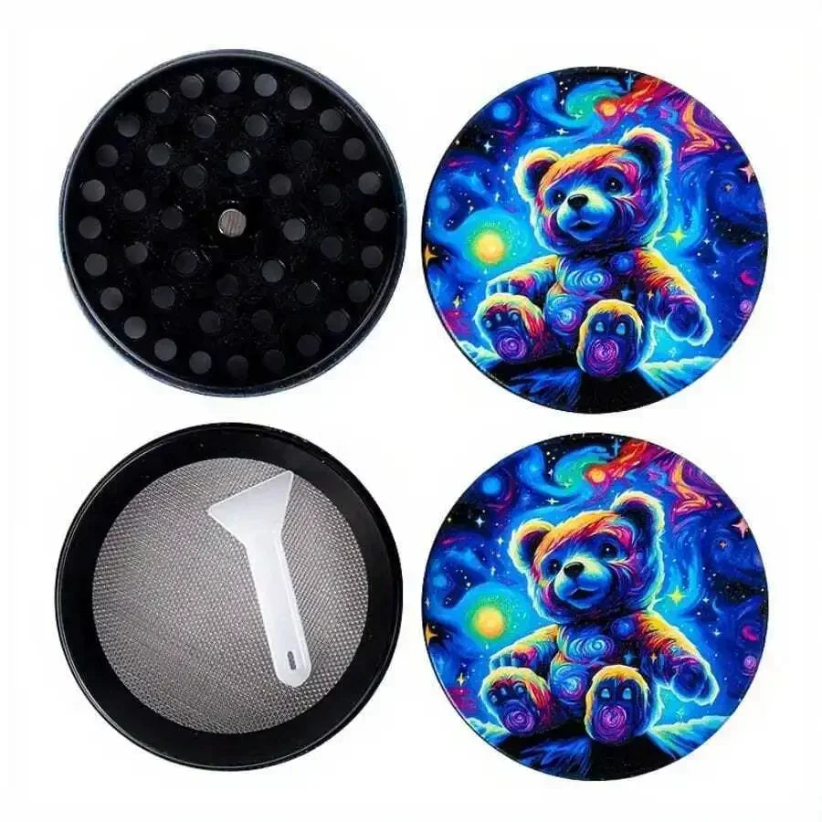 2" Cute Bear Herb Grinder Rolling Tray Good Vibrations Adult Super Store