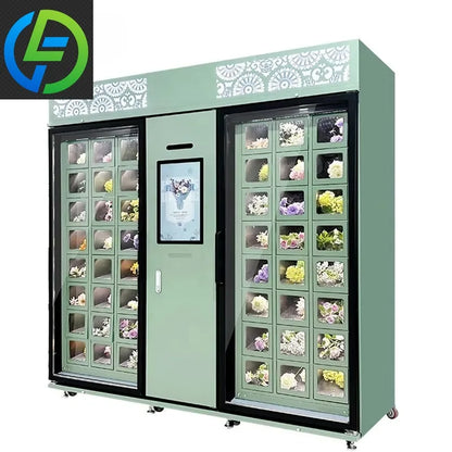 2025 Flower Vending Machine Supplier Shopping Mall Touch Screen Flower Vending Machine Good Vibrations