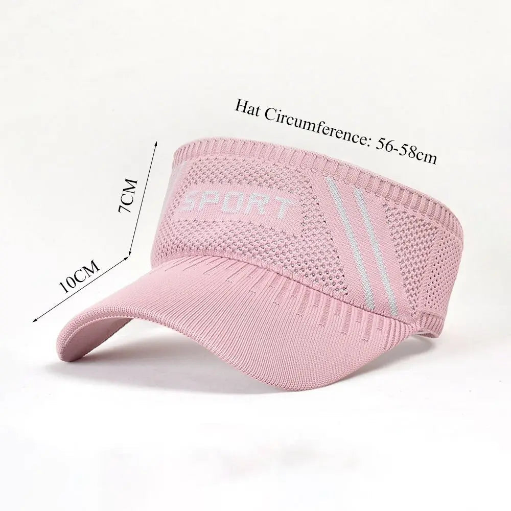 Women Hats Sunscreen Baseball Cap Outdoor Sport Leisure Sun Protection Breathable Sunshade Hat Sun Hats Ponytail Hat Good Vibrations