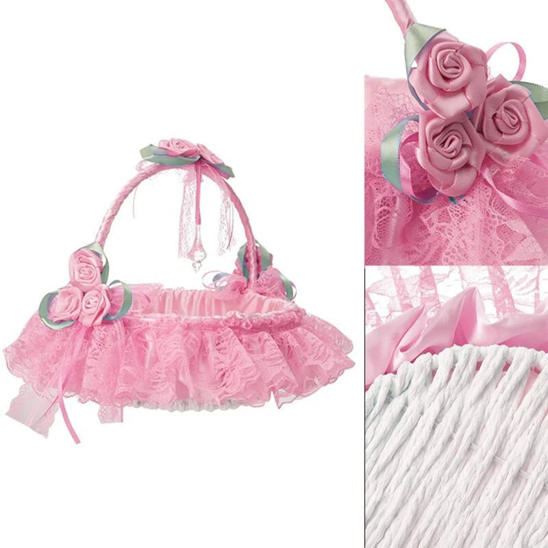 Flower Girl Basket Set Flowers Romantic Design Wedding Flower Baskets Good Vibrations