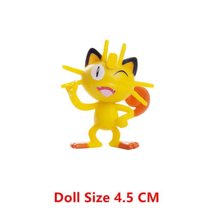 Pokemon Anime Figure Pikachu Eevee Charizard Mewtwo Cartoons Figure Collection Model Pocket Monster Action Toys Kids Birthday Gi Good Vibrations