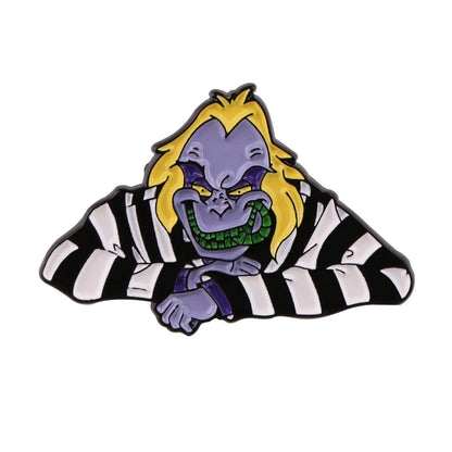 Halloween Accessories Horror Series Enamel Pin Men Women Lapel Pins for Backpack Iron Badges Brooch for Clothes Holiday Gifts Good Vibrations