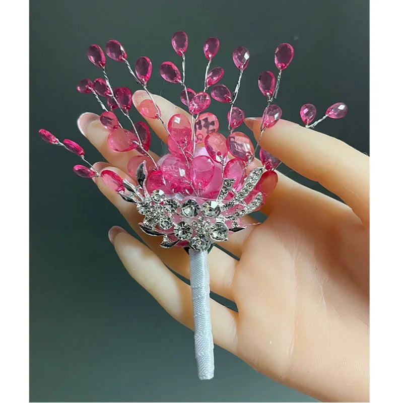 perfectlifeoh Wedding bouquet Bridal wedding bouquet holding hands Crystal boutique wedding bouquet Good Vibrations