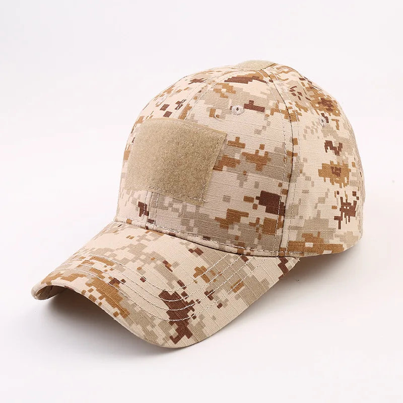Outdoor camouflage hat Baseball hat Hunting hat Sports hat Bicycle hat Men Women Adult hat Duck tongue hat with curved brim Good Vibrations