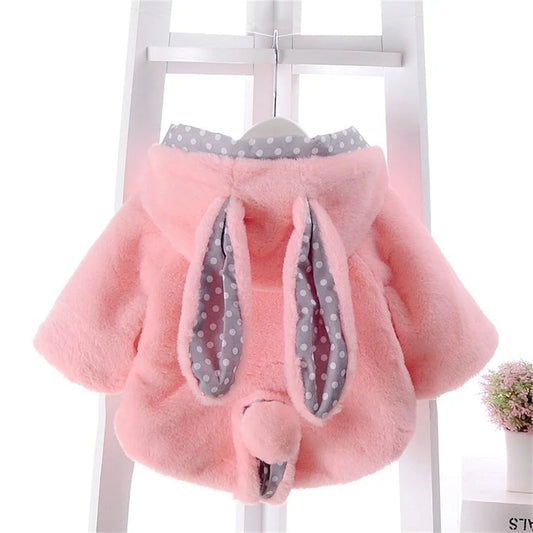 Girls' Autumn and Winter New Hooded Sweater Shawl Coat Children's 3D Flower Plush Winter Small Sweater Top Good Vibrations
