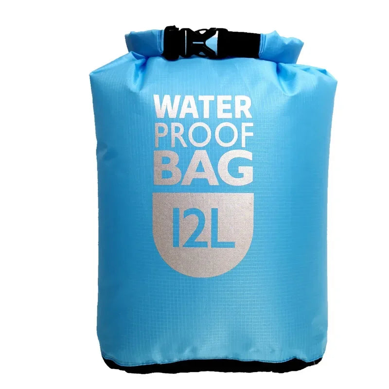 Waterproof Dry Bag Pack Sack Swimming Rafting Kayaking River Trekking Floating Sailing Canoing Boating Water Resistance Good Vibrations