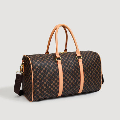 Women's Classic Boston Handbag Large Capacity Elegant Travel Duffle Bags for Women Weekend Luggage Travel Shoulder Bag Good Vibrations
