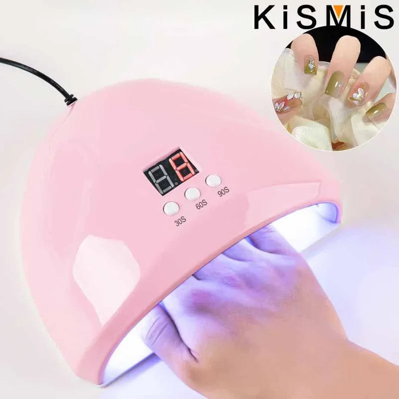 36W UV LED Nail Lamp for Gel Polish Curing Professional Nail Dryer Manicure Machine with Fast Drying Technology Good Vibrations
