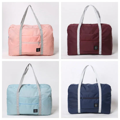 Foldable Travel Duffel Bag for Airlines Carry on Bag for Women and Girls Lightweight Large Capacity Sports Weekend Trip Overnigh Good Vibrations