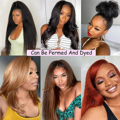 U V Part Wig Human Hair No Leave Out No Glue Kinky Straight U Part Wig Glueless Yaki Straight Human Hair Wigs For Women Virgin Good Vibrations
