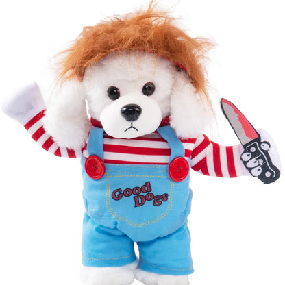 Halloween Dog Clothes Funny Pet Costume Small Dog Jacket Creative Outfit for Teddy Cats  Costume Dog Clothes for Small Dogs Good Vibrations