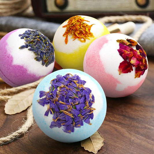 100g Bath Bomb Exfoliating Nourishing Skin Essential Oil Bath Salt Ball Cleaner Aromatherapy Supplies Relaxing Bath Bubble Balls