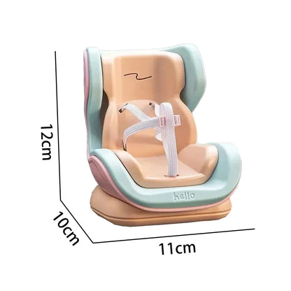 4 Styles For Car Doll Safety Seat Cartoon Chair Model Kawaii Doll Seat Outlet Decor Car Interior Styling Labubu Accessories ﻿ Good Vibrations