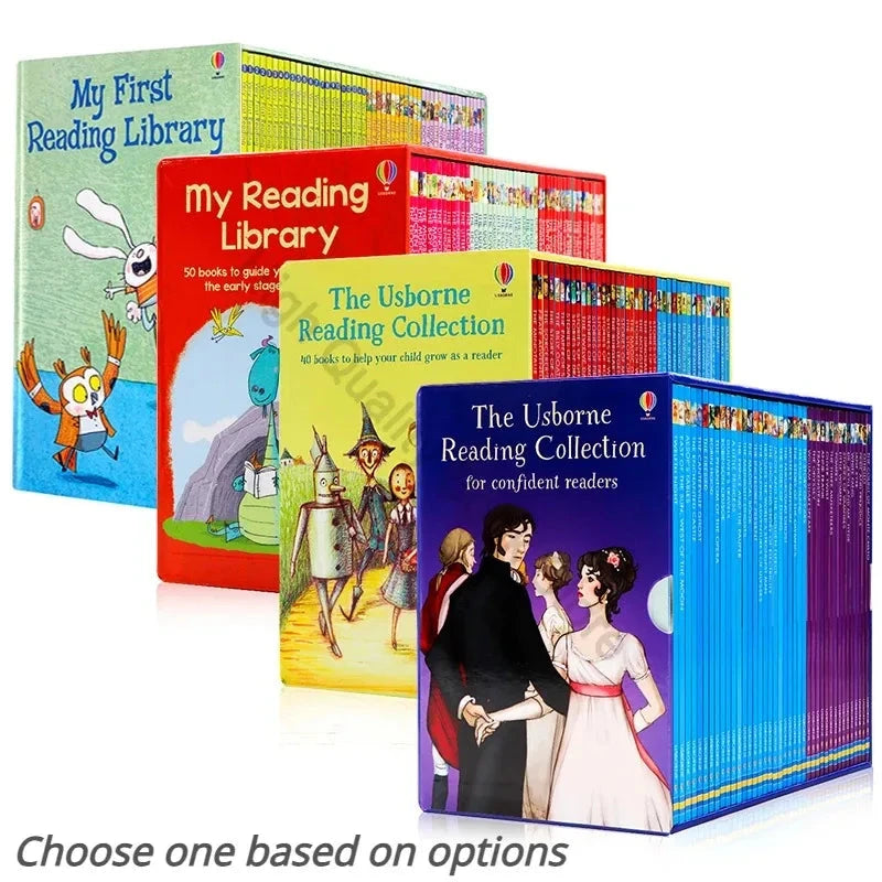 The Usborne 1st 2nd 3rd 4th Reading Collection Library English Picture Book Learning Education Help Children Grow As A Reader Good Vibrations