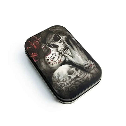 Tinplate Cigarette Case Tobacco Storage Box Humidor Rolling Paper Box Jewelry Candy Coin Key Organizer Flip Gifts Sealed Good Vibrations Adult Super Store