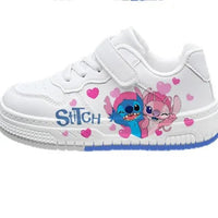 children's stitch sneakers girls boys shoes Casual basketball Kid Running Fashion Sports 7 and 18 year old girls Shoes Gift Good Vibrations