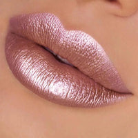 1PC  Metallic Lipstick Longlasting Glitter Lip Glaze  Waterproof Moisturize Red Luminous liptint Shimmer Shiny Lipgloss Makeup Good Vibrations
