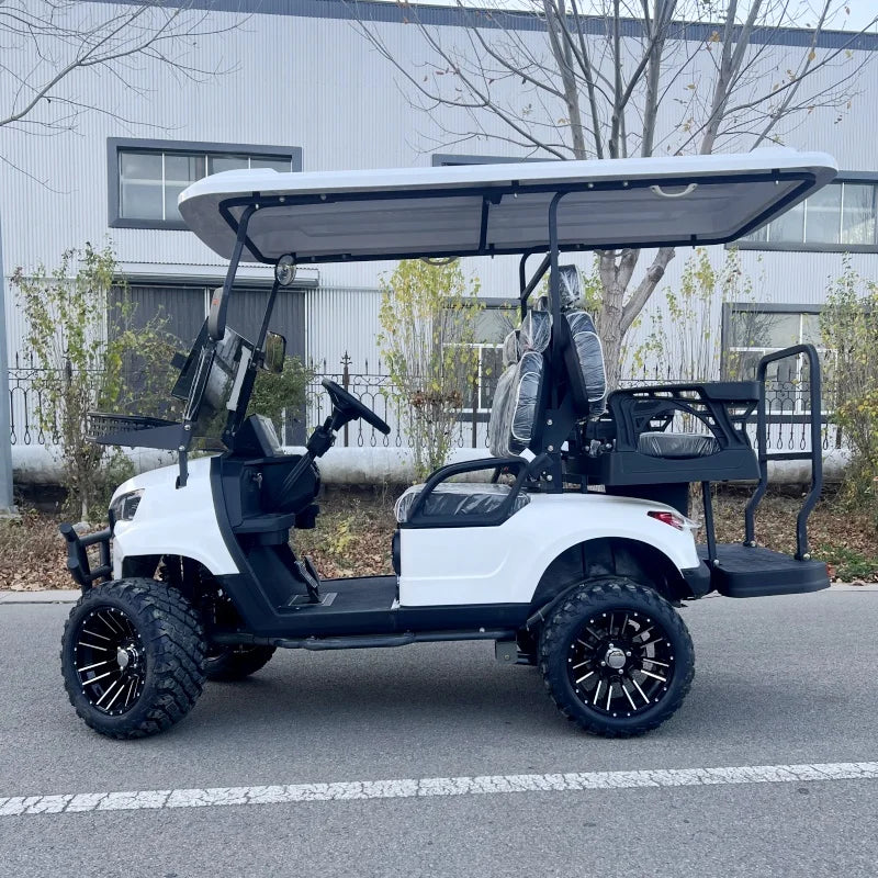 2/4/6/8 Seats Hunting Golf Cart Street Legal Electric off Road Golf Carts Car Buggy Golf Scooter Gocart Good Vibrations