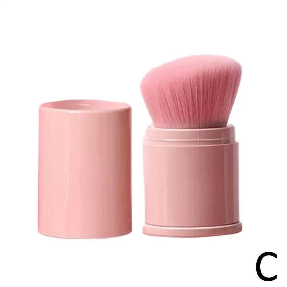 Portable Mini Retractable Blush Brush Soft Loose Powder Foundation Makeup Brush Multi Functional Beauty Makeup Tool Good Vibrations