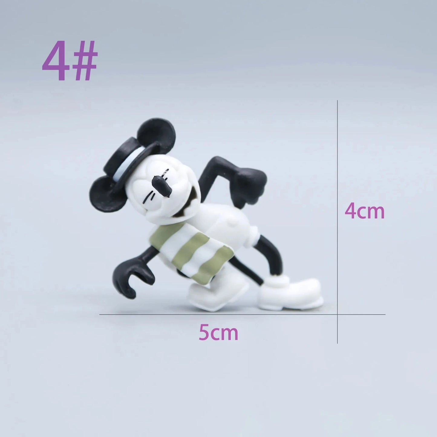 Disney Kawaii Mickey Mouse Doll Anime Figurine Cute PVC Action Fiugre Collection Ornament Children Xmas Gifts Table Ornaments
