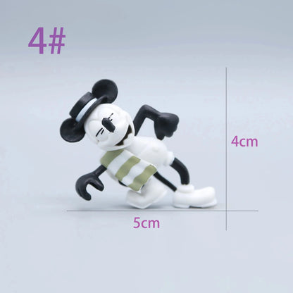 Disney Kawaii Mickey Mouse Doll Anime Figurine Cute PVC Action Fiugre Collection Ornament Children Xmas Gifts Table Ornaments