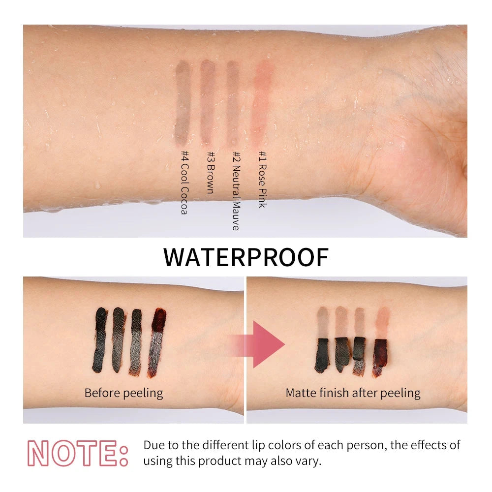 Lakerain Pointed Tear-off Lip Liner Outlines Exquisite Lip Makeup Long-lasting Peel-off Matte Easy-to-color Lip Liner Good Vibrations