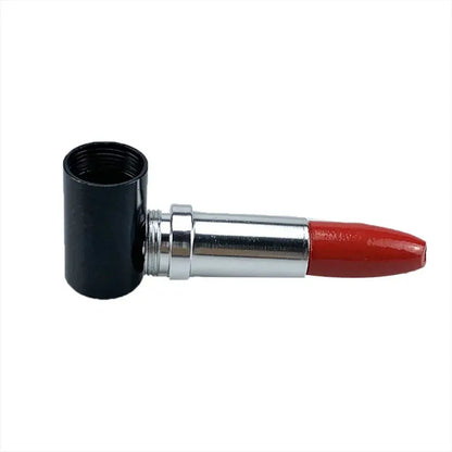 Lipstick Shaped Mens Small Detachable Assembly Metal Design Compact Portable Kitchen Tool Smoking accessories Good Vibrations