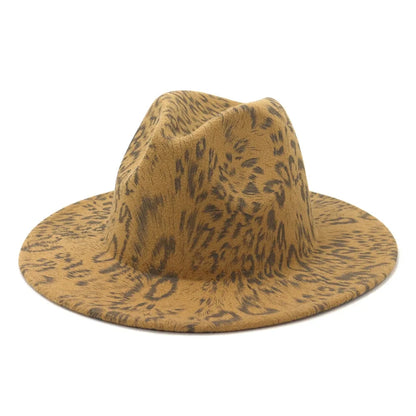 fedora hats for men and women couples jazz hats autumn and winter multicolor fashion wild warm flat brimmed hat Good Vibrations