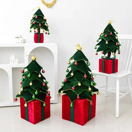 Artificial Christmas Tree Home Decor Gift Decorative Crafts Tabletop Centerpiece for Party Bedroom Indoor Dining Room Table Good Vibrations
