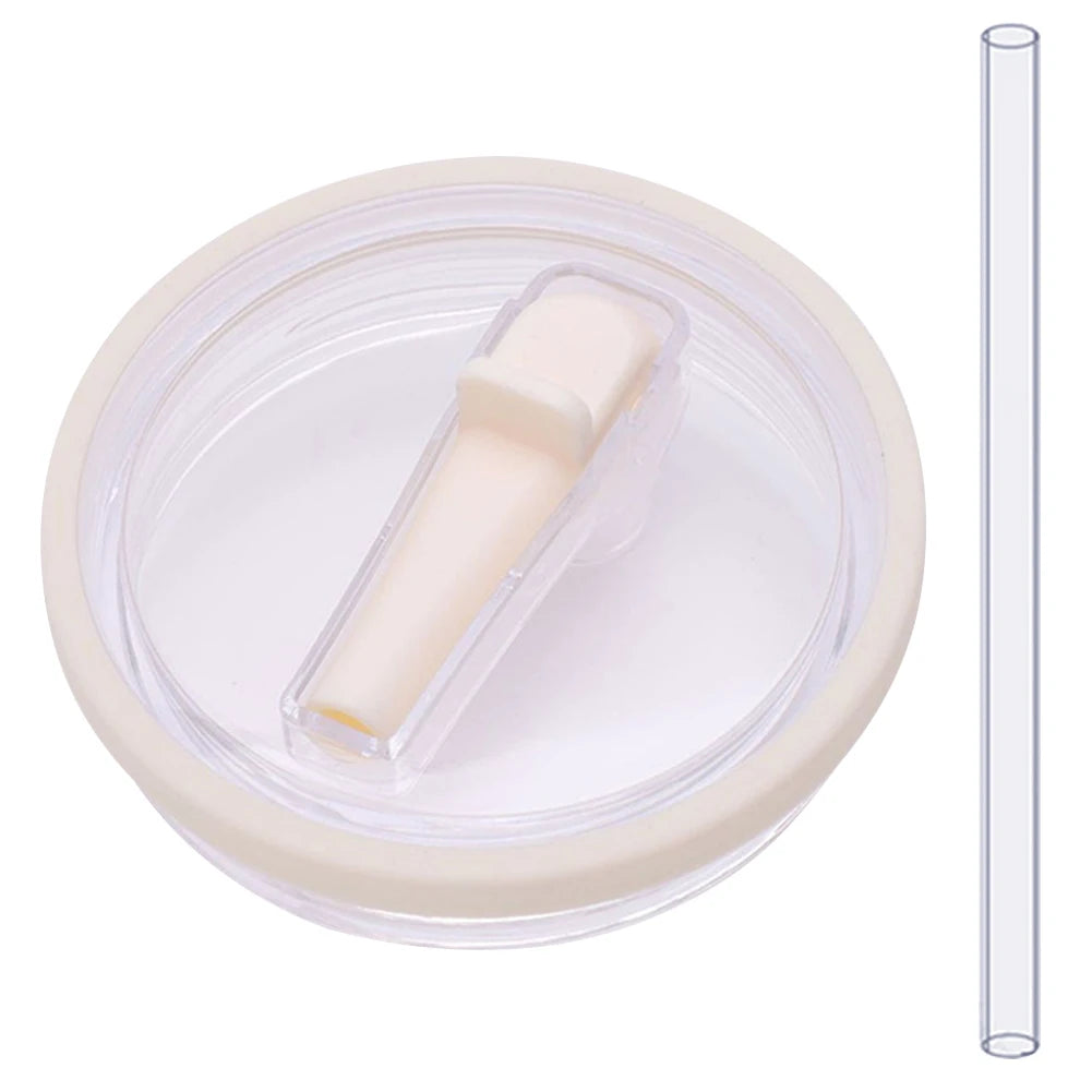 40Oz Tumbler Flip Straw Lid Replacement Spill Proof Resistant Tumbler Lid Reusable Spray Proof Tumbler Cover for stanley Cug Good Vibrations Adult Super Store