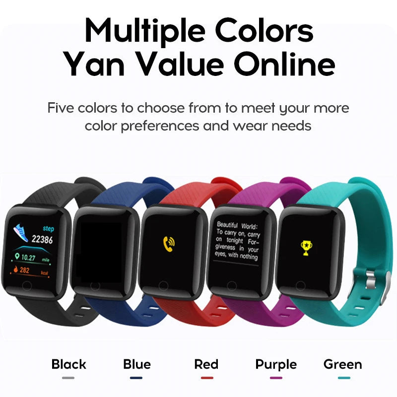 Smart Watches Fitness Bracelet Women Men Bluetooth Connected Phone Music Sports Bracelet Sleep Monitor Y68 Clock Smartwatch D20 Good Vibrations Adult Super Store