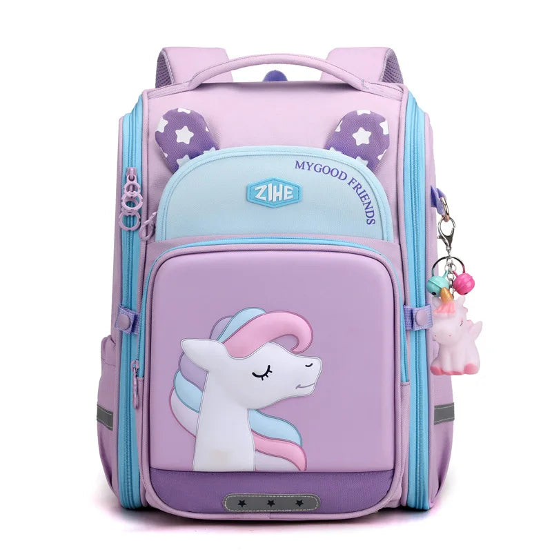 Children's Backpack 2023 Cute Cartoon Fashion New Style Bags Student 2nd To 5th Grade Women's Lightweight Splashproof Backpack Good Vibrations