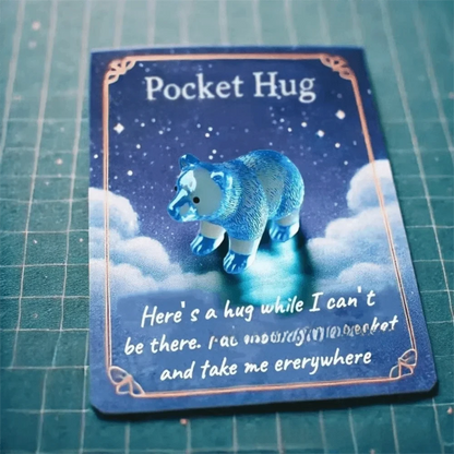 New With Card Animal Pocket Hug Gifts Cute Sentimental Inspirational Comfort Keepsake Encouragement Cute Pocket Hug For Kids Good Vibrations