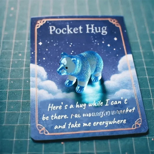 New With Card Animal Pocket Hug Gifts Cute Sentimental Inspirational Comfort Keepsake Encouragement Cute Pocket Hug For Kids Good Vibrations