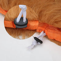 Cute Pet Dog Cosplay Clothes Lion Mane For Dog Costumes Realistic Lion Wig For Medium to Large Dogs With Ear Pet Accessories Good Vibrations