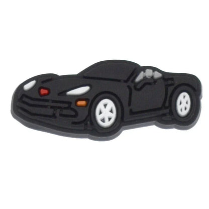 Shoe Charms for Crocs Accessories
 Sports Car Shoes Charm for Croc Decorations Pins Men Accessory Jeans Woman Clogs Clips Badges Good Vibrations