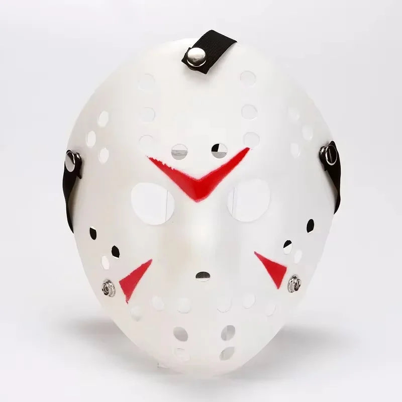Halloween Gift Movie Hockey Mask Scary Mask Halloween Party Cosplay Masks For Adult Men Popular Halloween Mask Holiday Supplies Good Vibrations