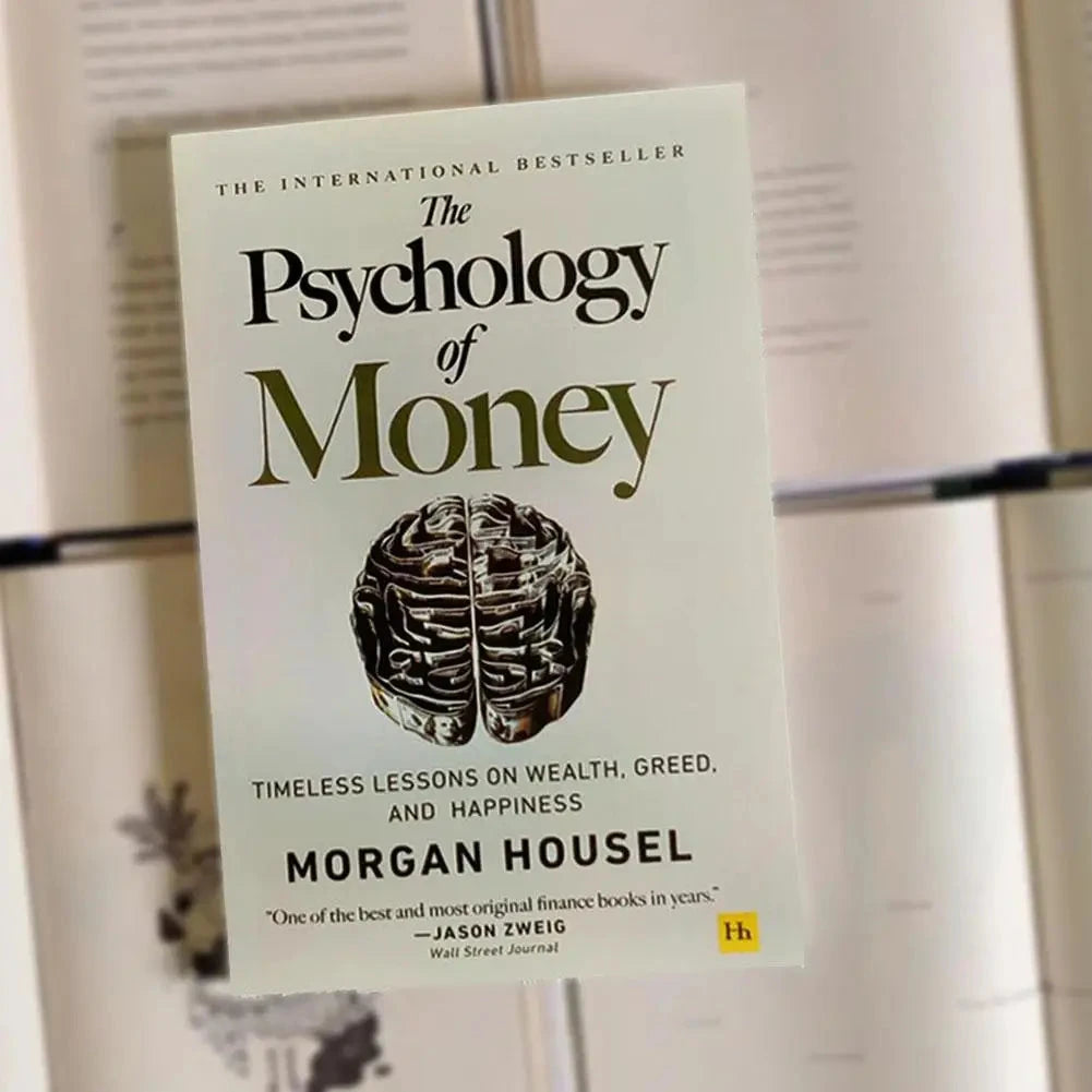 The Psychology of Money Books for Adults, Timeless Lessons on Wealth, Greed, Happiness, Business, Books Good Vibrations