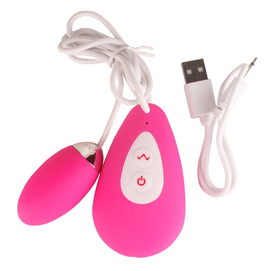 Egg Vibrator 10 Speeds Powerful Tight Vagina Dildo Vibrator For Women USB Rechargeable Female Masturbator Sex Toys Good Vibrations Adult Super Store
