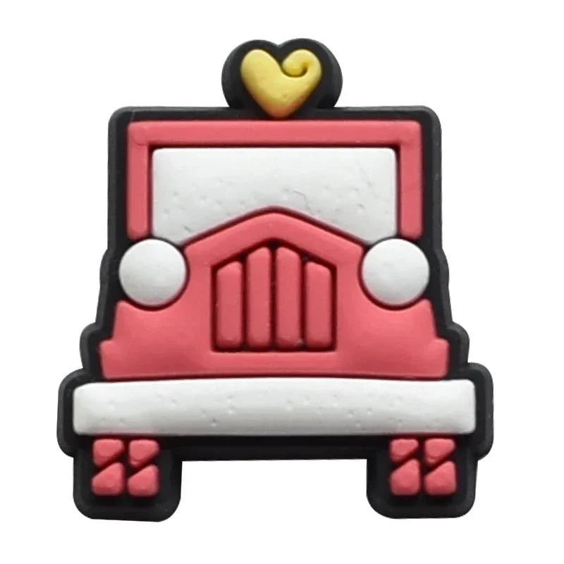 Shoe Charms for Crocs Accessories Angel Of Love Shoes Charm for Croc Decorations Pins Men Accessory Jeans Woman Clogs Clips Good Vibrations