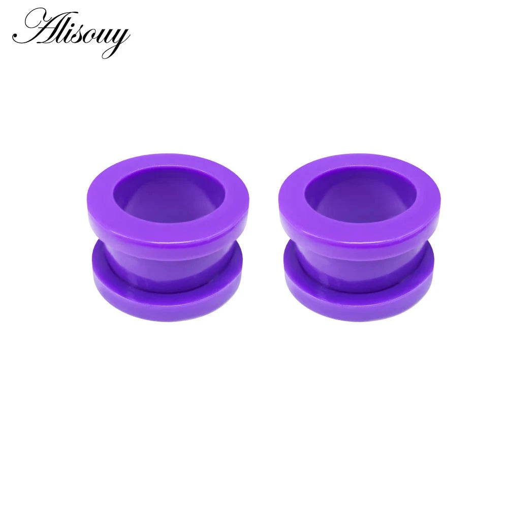 2Pcs/lot Fake Cheater Acrylic Ear Plugs And Tunnels Ear Expander Stretchers Kit Ear Tragus Piercing Set Body Jewelry 9 Sizes Good Vibrations Adult Super Store