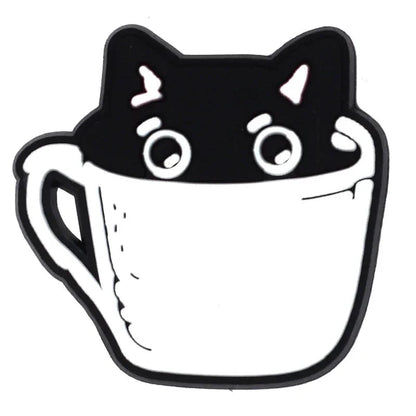 Shoe Charms for Crocs Accessories Q Edition Teeth Shoes Charm for Croc Decorations Pins Men Accessory Jeans Woman Clogs Clips Good Vibrations