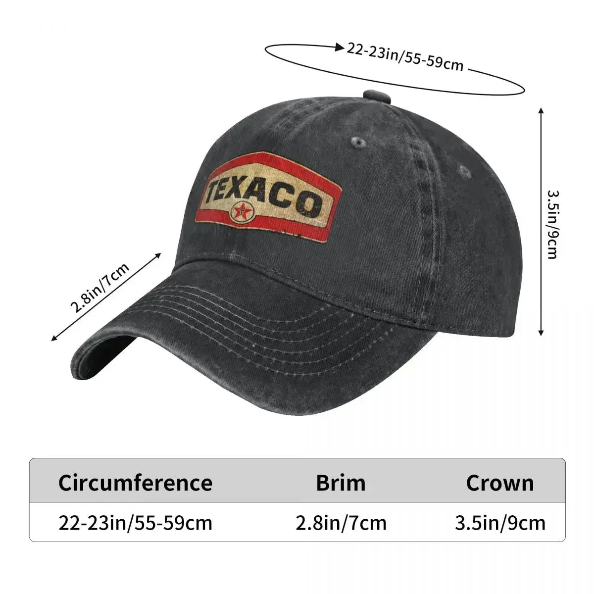 Pétrole et gaz Texaco T-shirt classique Cowboy Hat Cap western Hat Women's Hats For The Sun Men's Good Vibrations