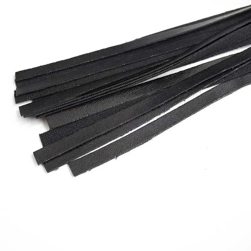 BDSM bondage leather whip for adults games and fetish play.