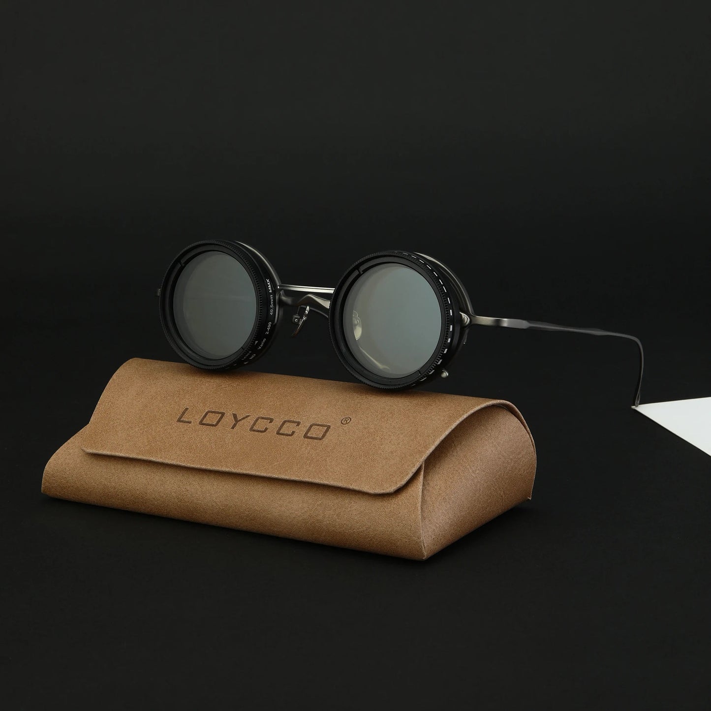 Customized  Magnetic Myopia  Clip on ND9 adjustable dimming sunglasses Good Vibrations